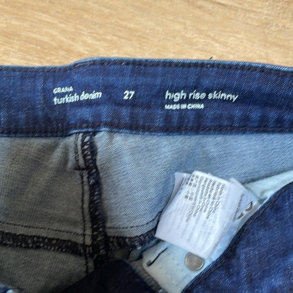 Grana Turkish denim high rise skinny jeans - Picture 2 of 2